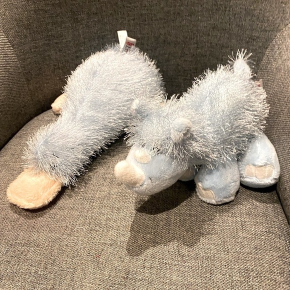 GANZ Other - GANZ baby boy stuffed animals bundle 2 toys duck and rhino